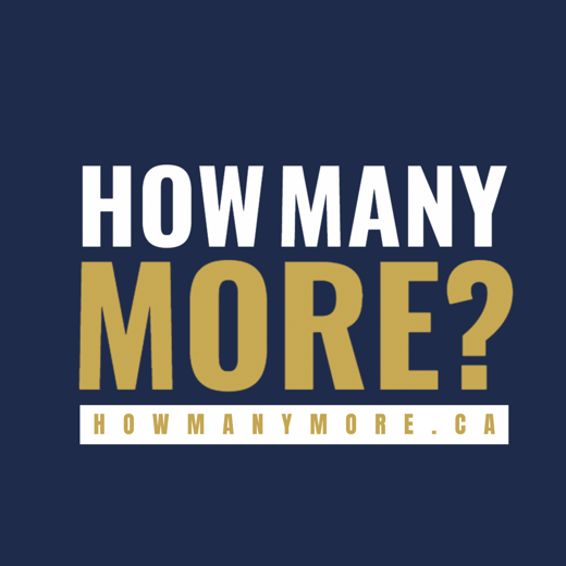 How Many More logo lockup, square 1