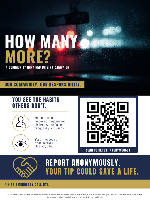 How Many More storefront poster, design 1